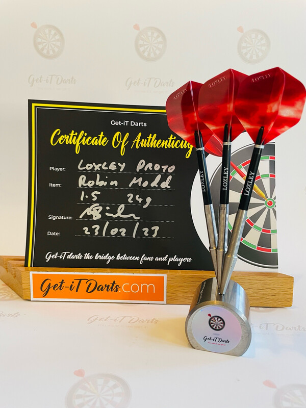 Loxley Prototype darts, 'Robin 1.5' 24 gram