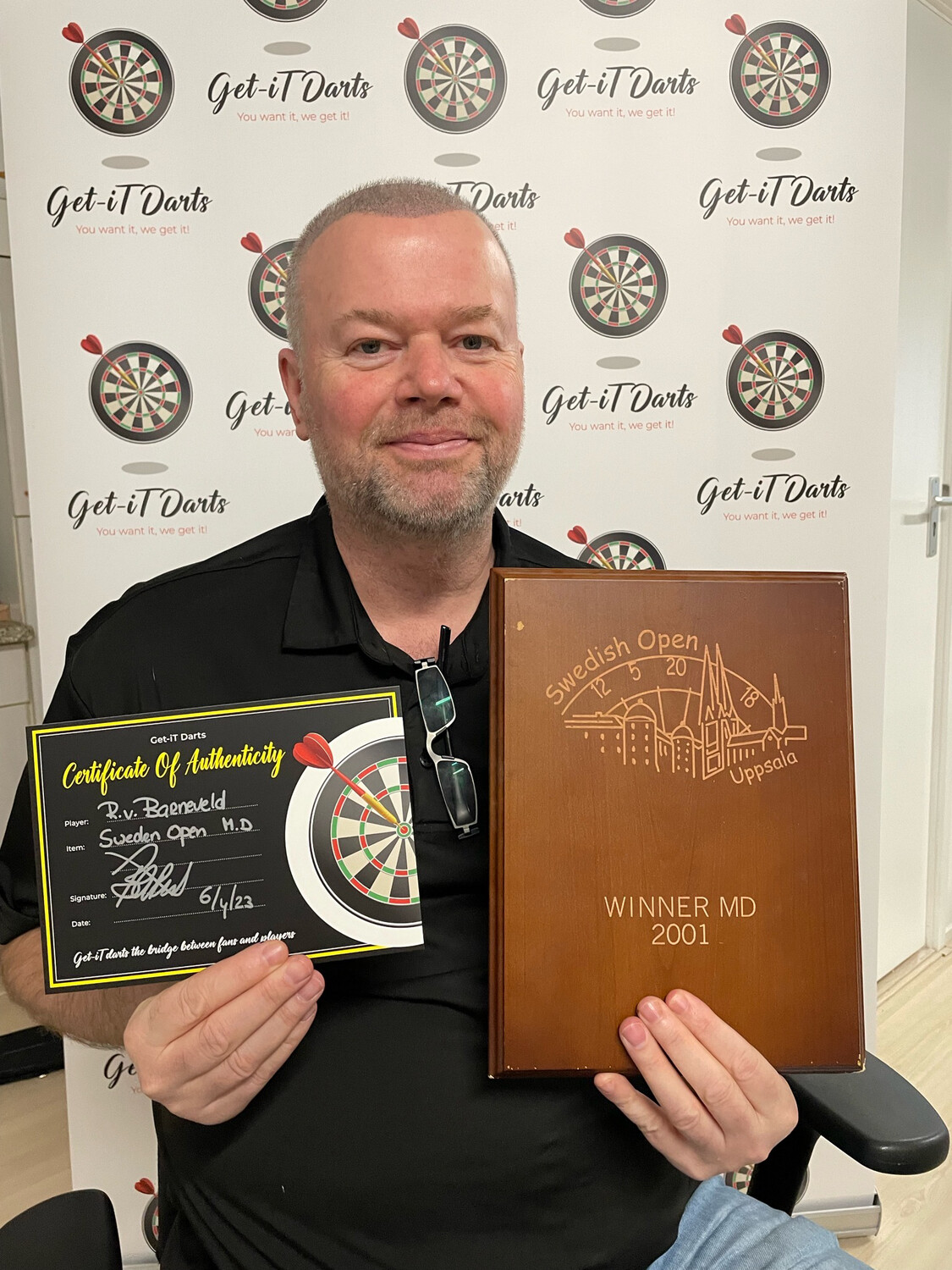 Raymond van Barneveld, Winner Swedish open 2001