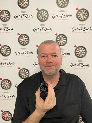 Target Darts Stand Signed By Rvb Gold Target Darts Stand Signed By Rvb Gold