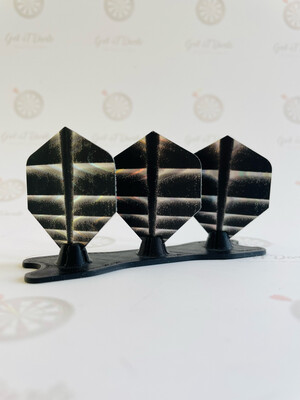 Flights Set Of 3 Unicorn Metallic Black/Silver