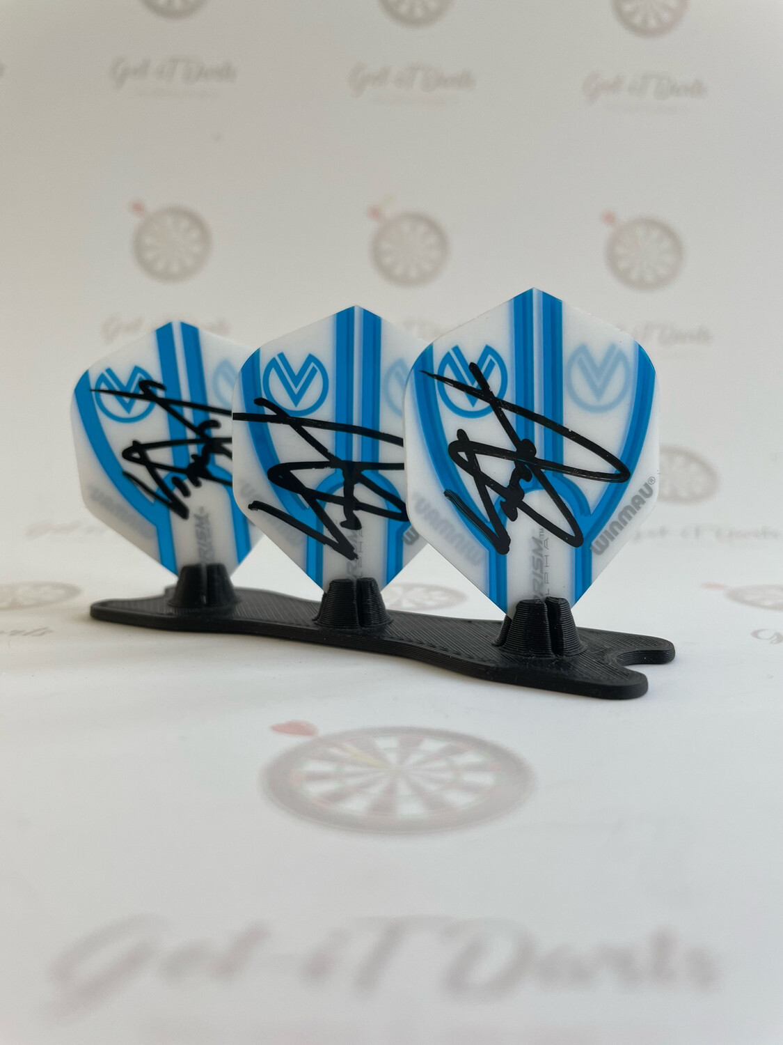 Vincent van der Voort Signed Flights White/Blue