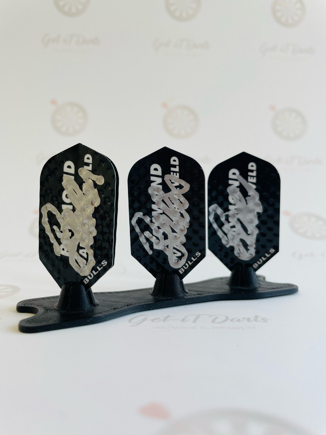 Signed Flights Raymond Van Barneveld Bulls Black Slim