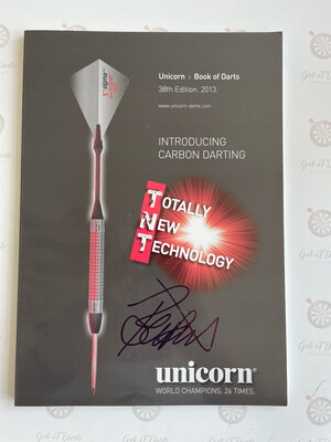 Product Catalogue Unicorn 2013 Signed by Raymond van Barneveld
