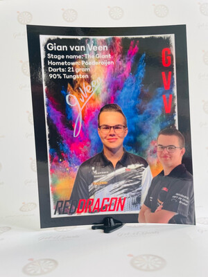 Gian van Veen Signed Photocard Color