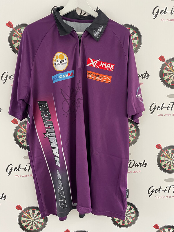 XqMax Andy Hamilton shirt Signed
