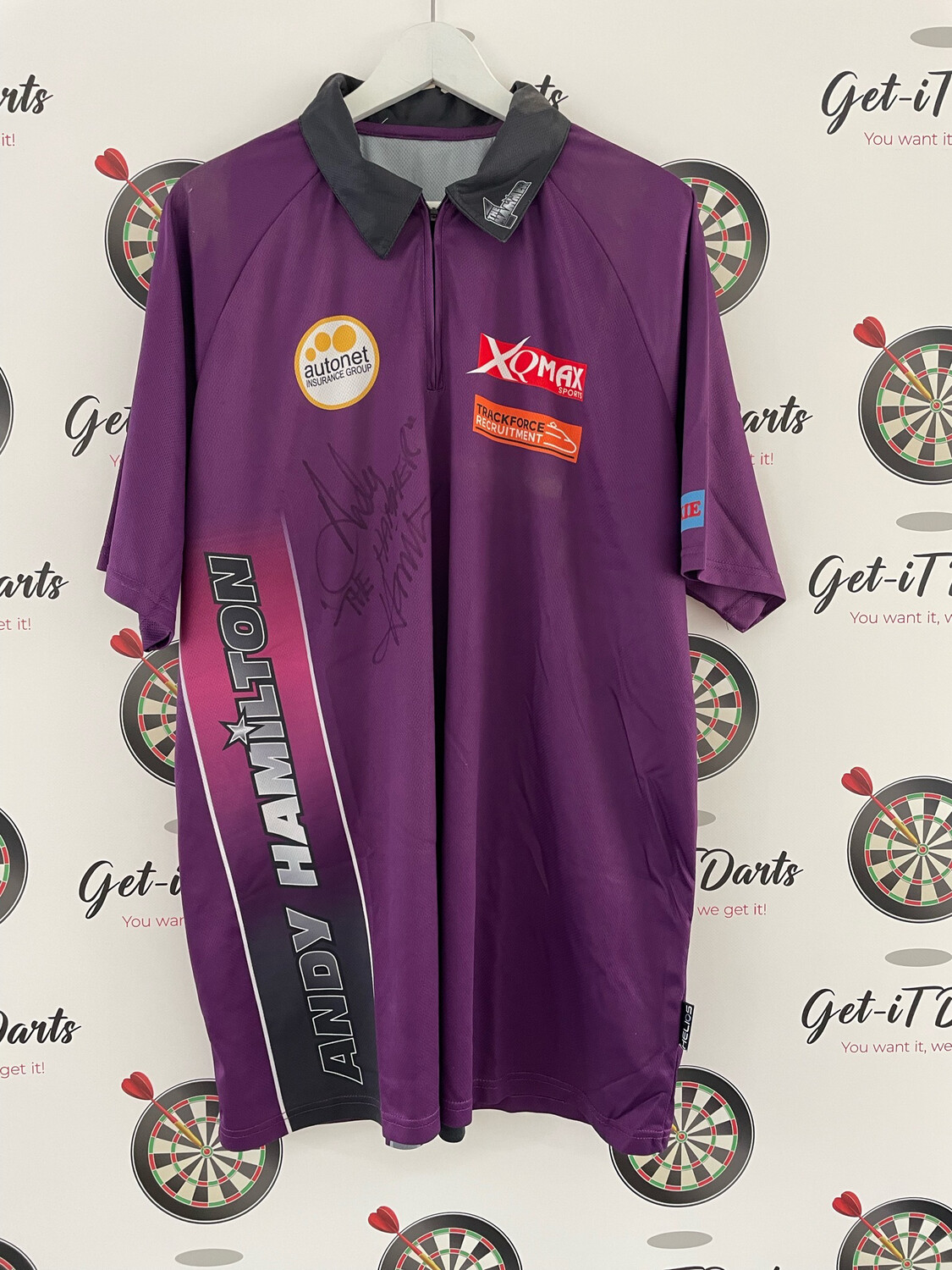 XqMax Andy Hamilton shirt Signed