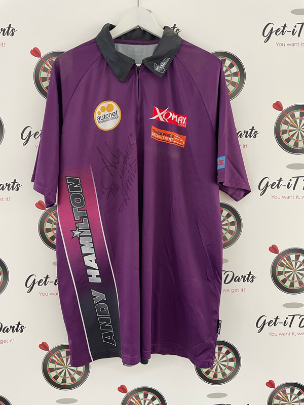 XqMax Andy Hamilton shirt Signed