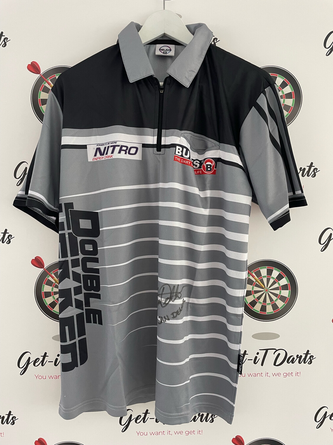 Jan Dekker shirt Signed Grey