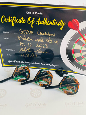 Steve Lennon Match Used Setup PC12