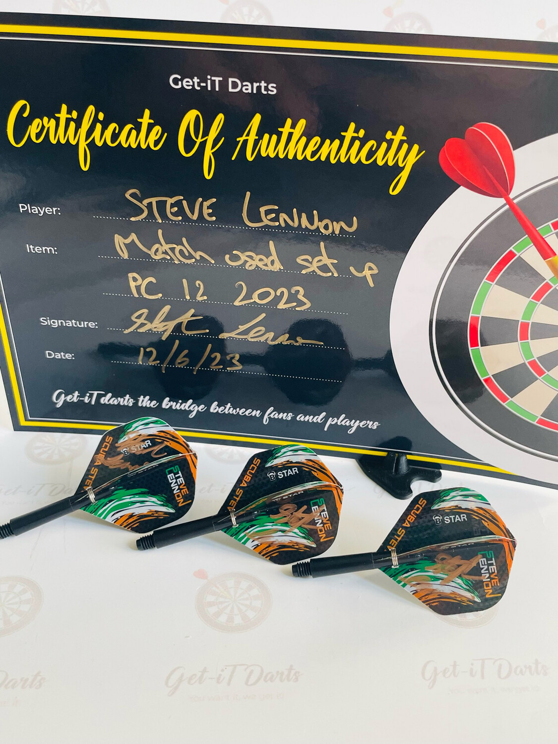 Steve Lennon Match Used Setup PC12