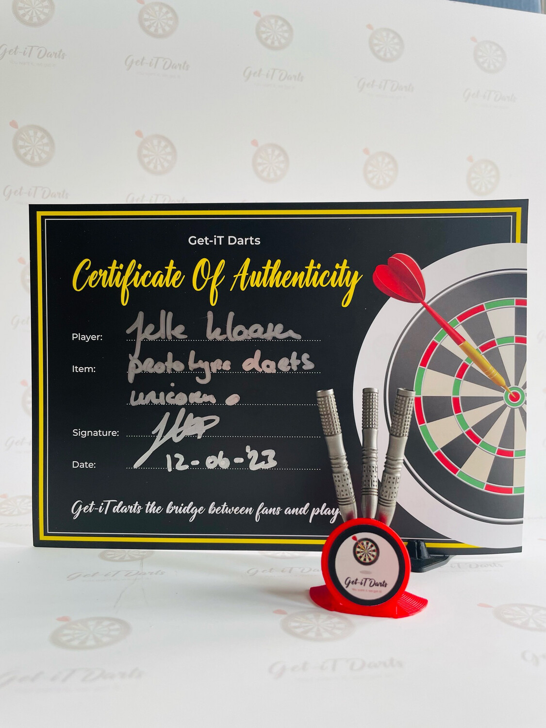 Jelle Klaasen Prototype Darts Unicorn 