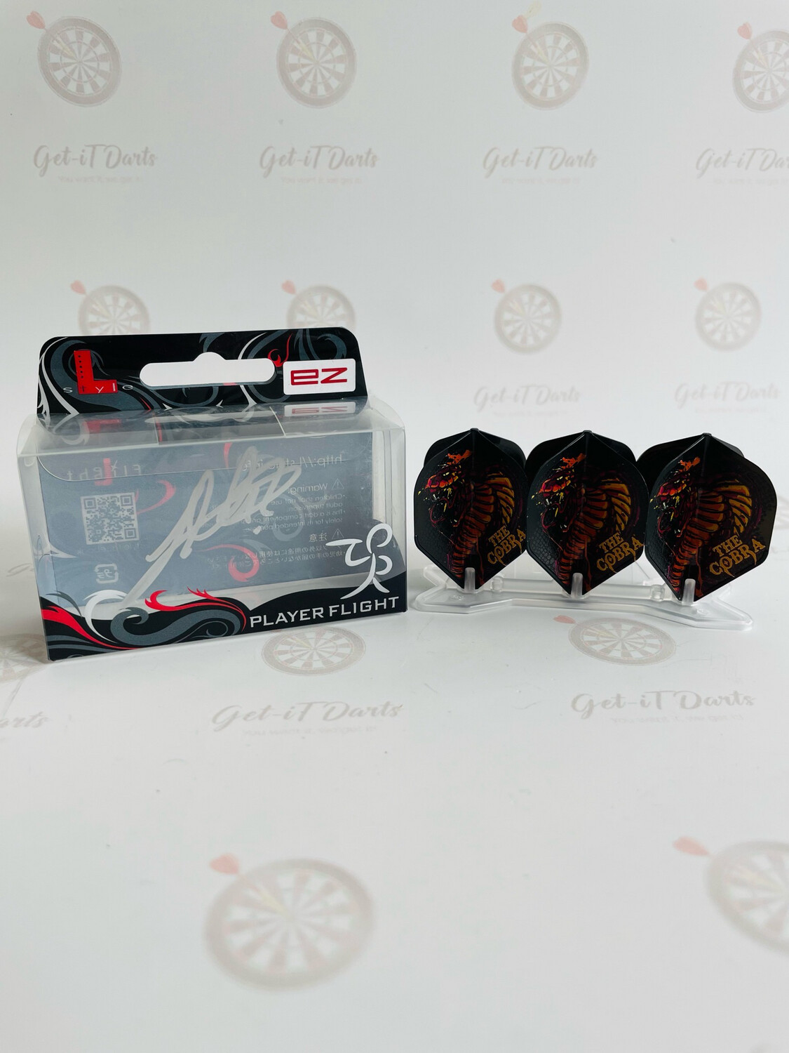 Jelle Klaasen L-Style flights black/orange Cobra