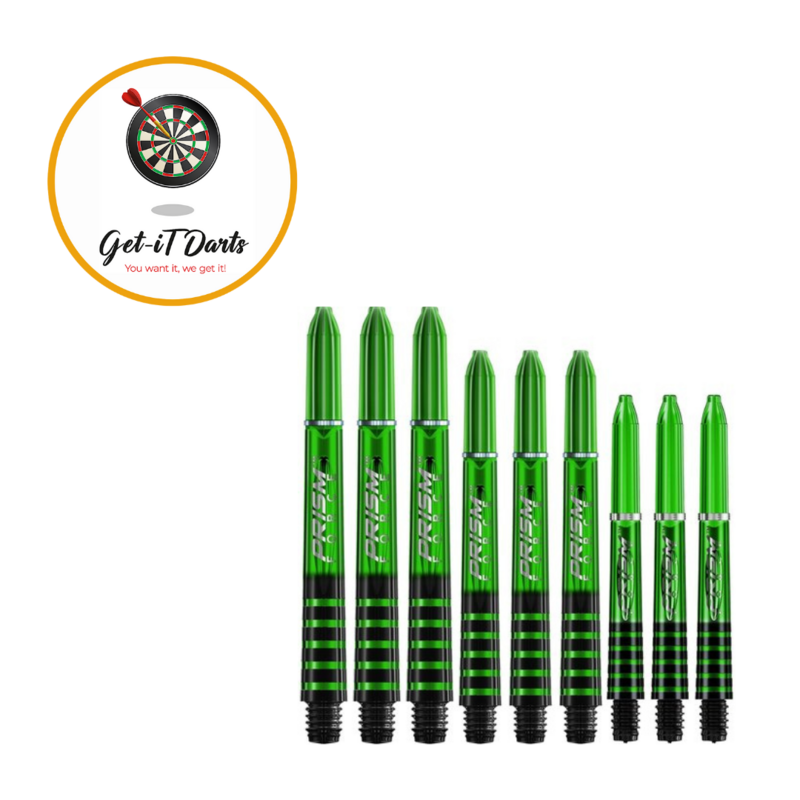 Shafts Winmau Prism Force green short 34mm