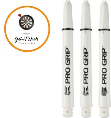Shafts Target pro grip short 34mm Set Of 3 White