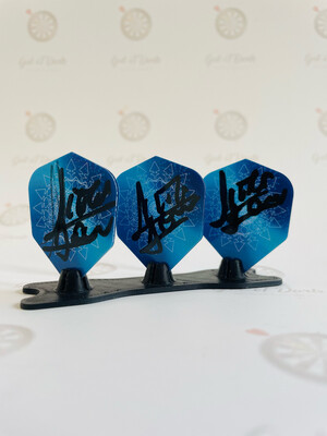 Signed flights Rowby John Rodriguez blue