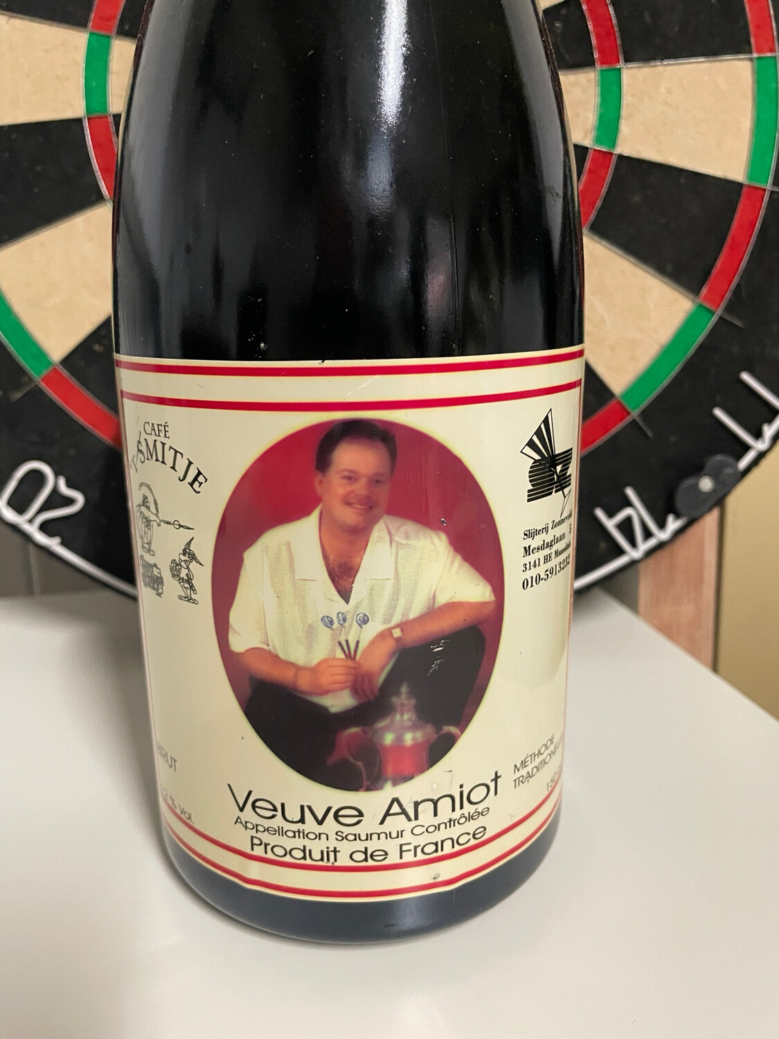 Champagne Bottle Raymond van Barneveld 
