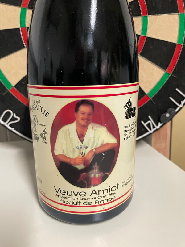 Champagne Bottle Raymond van Barneveld 