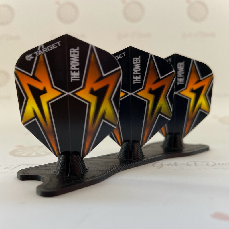 Target Power Star Gen 3 Vision Dart Flights - Black, Phil Taylor
