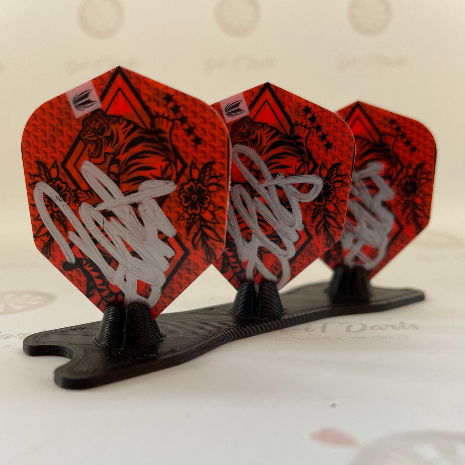Signed Flights Target RvB INK ORANGE NO6