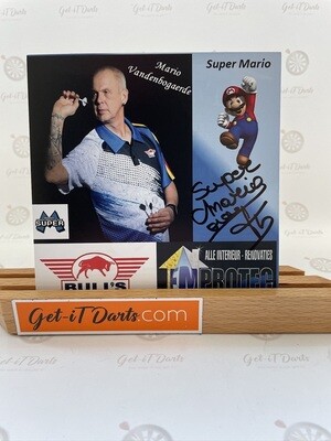 Signed Playercard Mario Vandenbogaerde Big