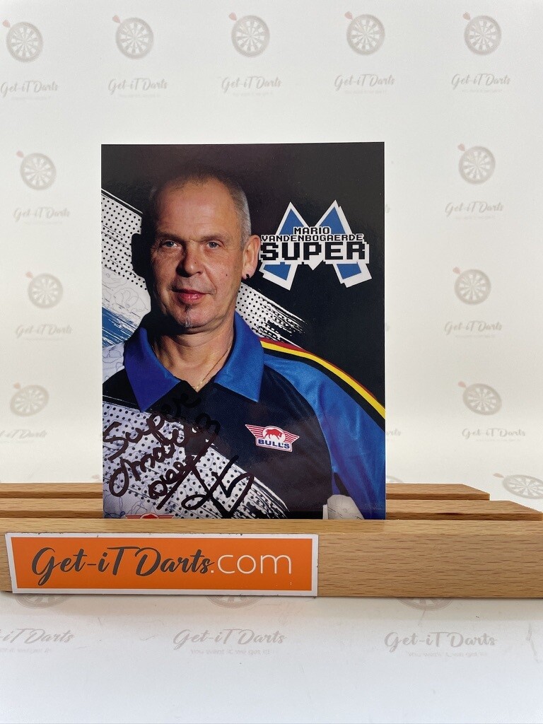 Signed Playercard Mario Vandenbogaerde small Bulls