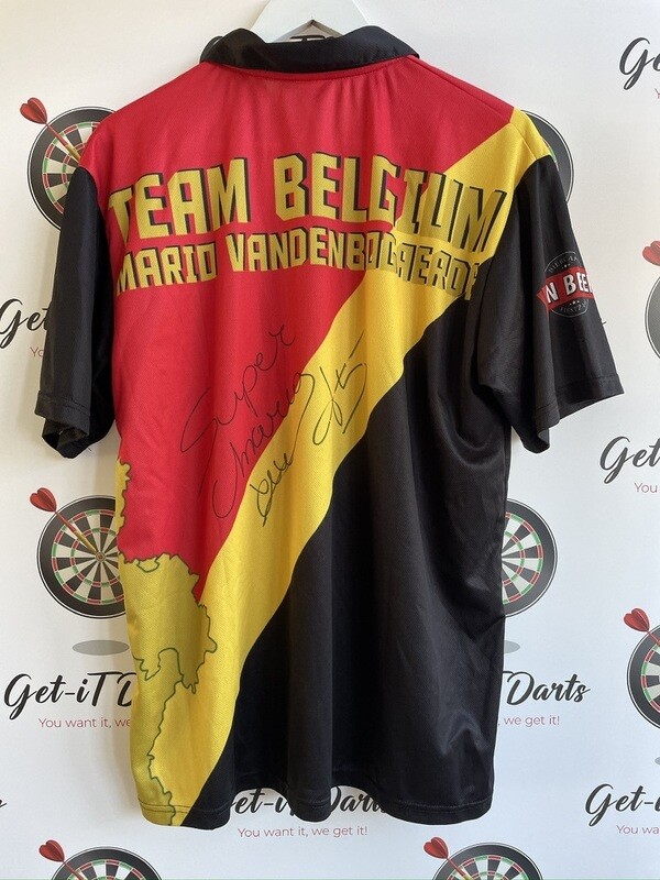 Match worn shirt Mario Vandenbogaerde