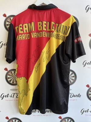 Match worn shirt Mario Vandenbogaerde