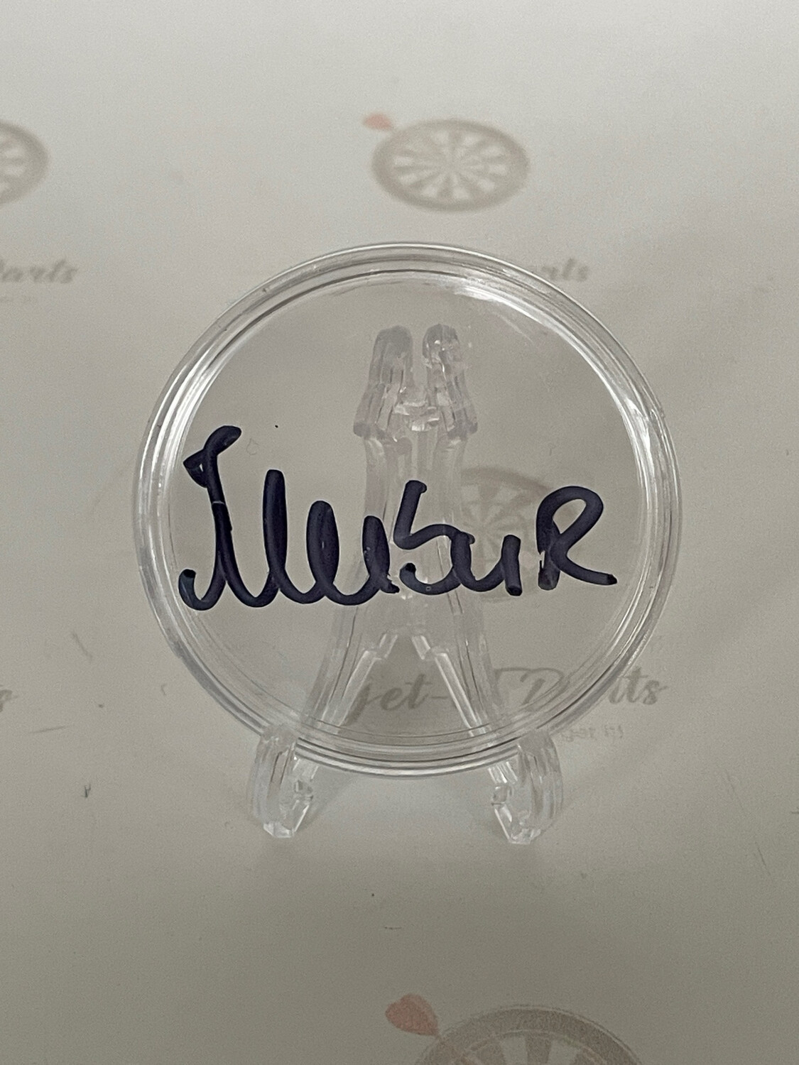 Mensur Suljovic signed flight display