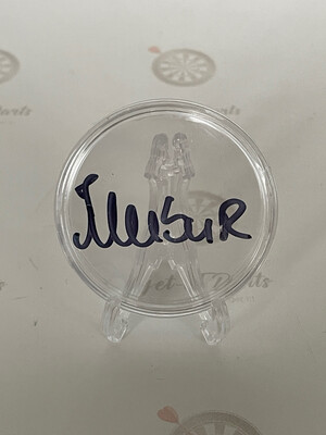Mensur Suljovic signed flight display