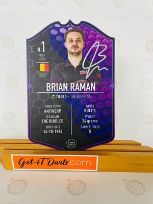 Brian Rayan Ultimate Darts Card
