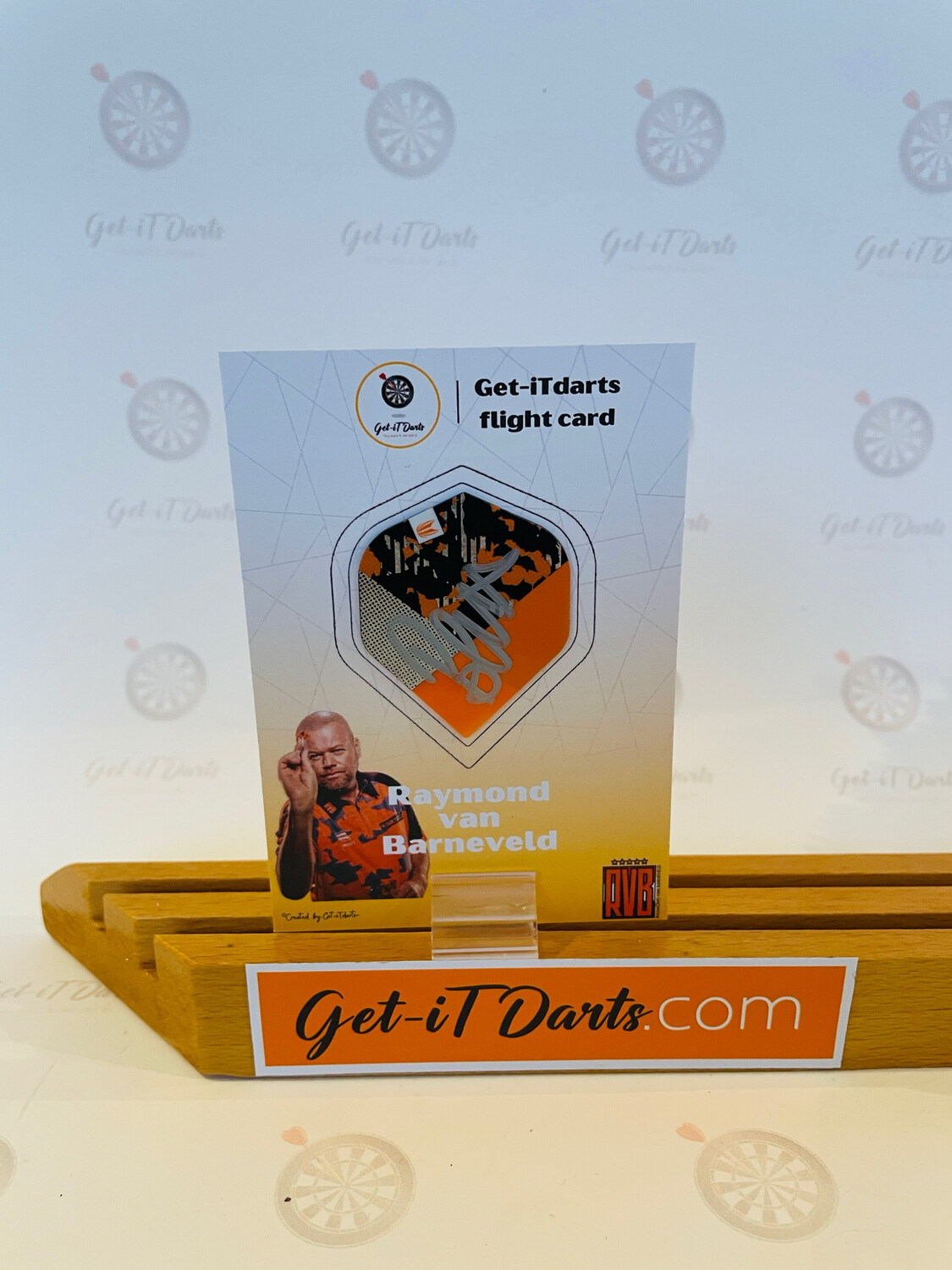 Flight Card Raymond van Barneveld Target Metallic