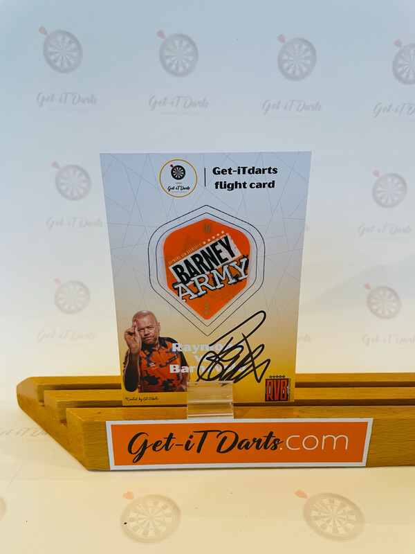 Flight Card Raymond van Barneveld Orange Target NO6