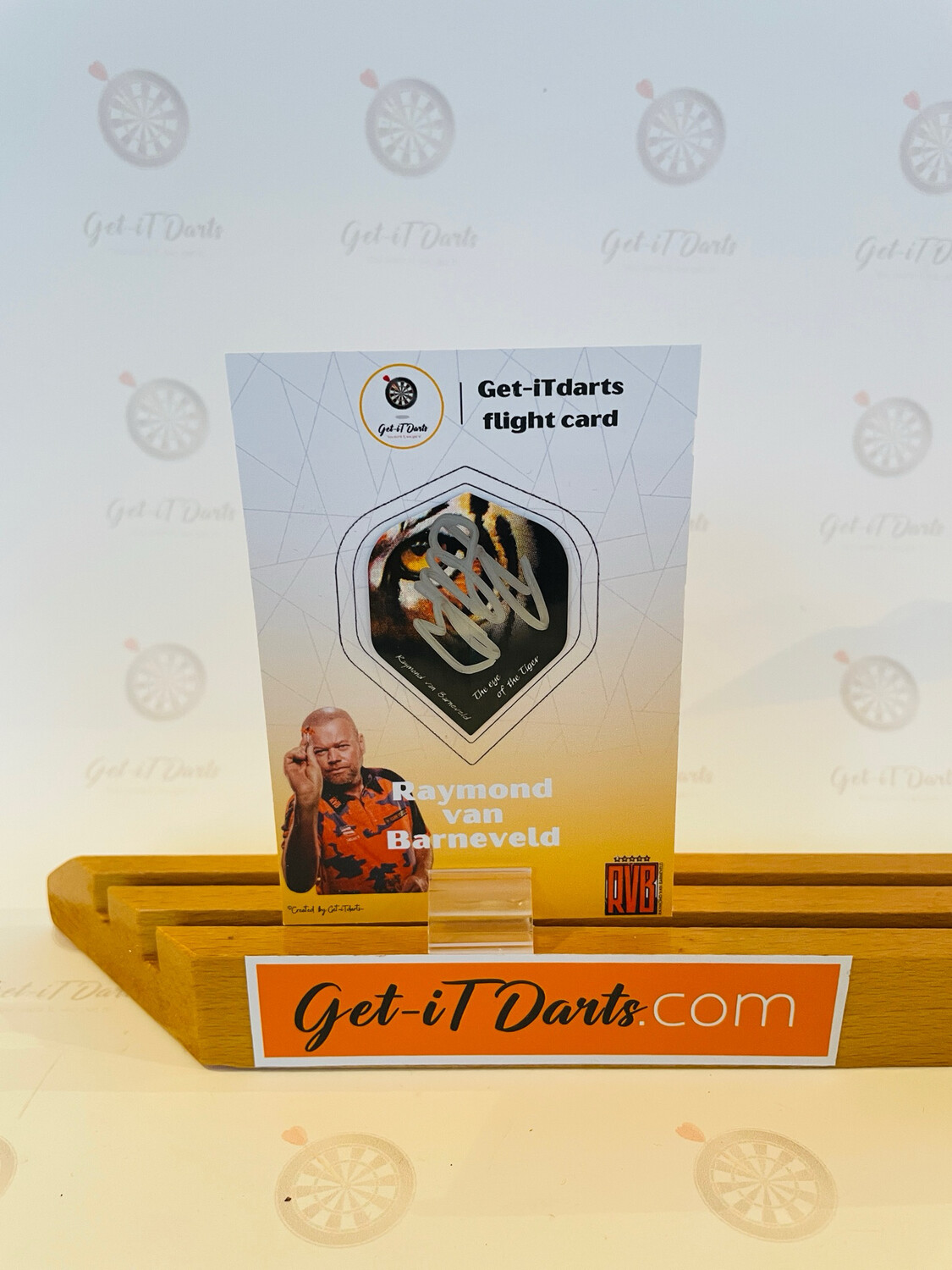 Flight Card Raymond van Barneveld Eye of the Tiger