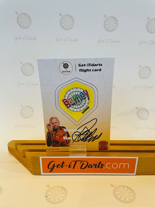 Flight Card Raymond van Barneveld Rainbow