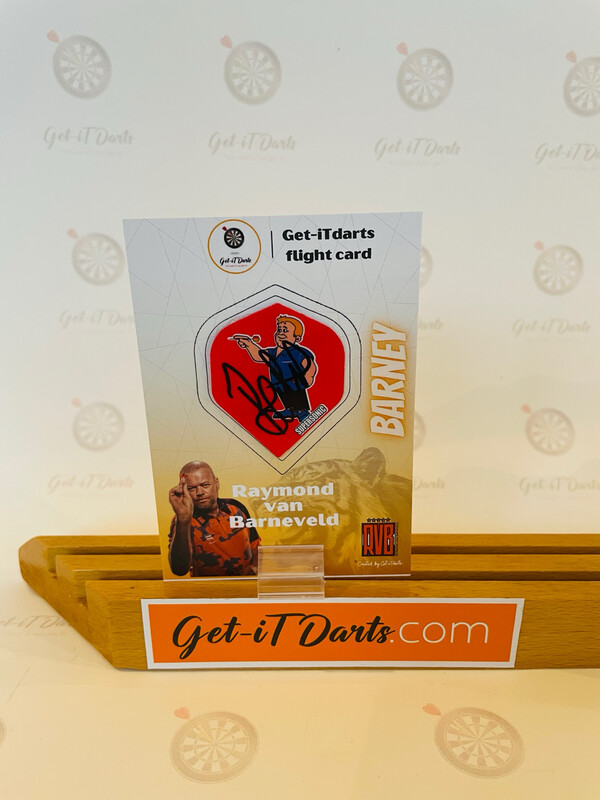 Flight Card Raymond van Barneveld Supersonic Red