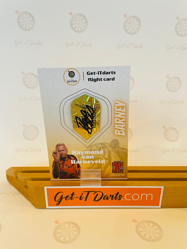 Flight Card Raymond van Barneveld Unicorn Gold Slim