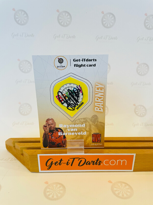 Flight Card Raymond van Barneveld Rainbow