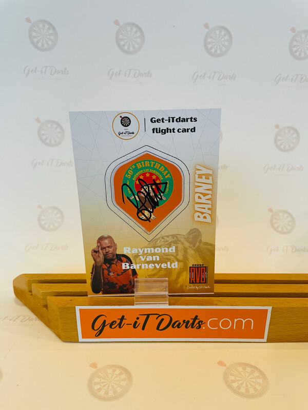 Flight Card Raymond van Barneveld anniversary