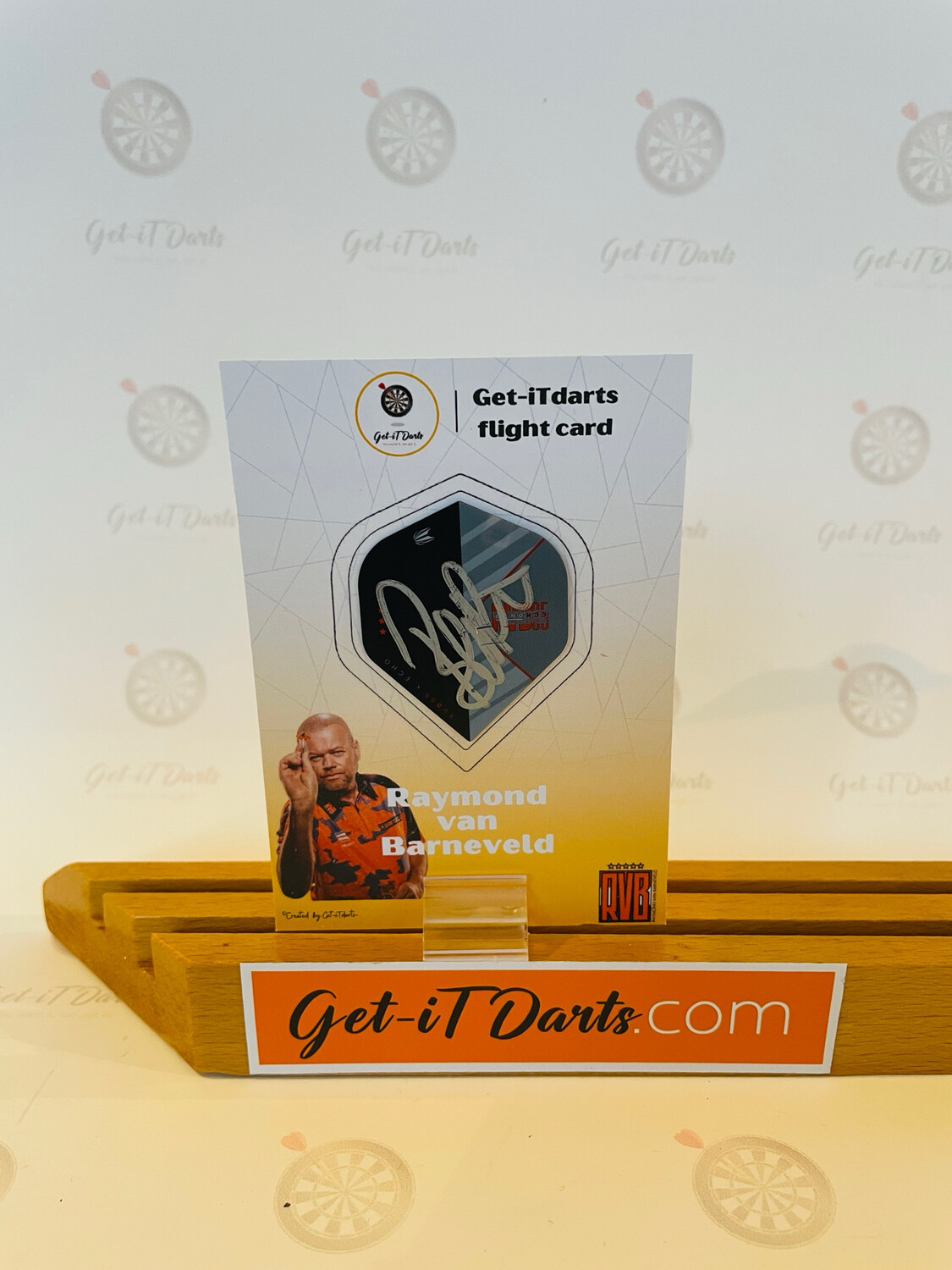 Flight Card Raymond van Barneveld Target Echo