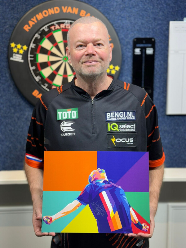 Raymond van Barneveld Wall Art Special! SIGNED Raymond van Barneveld Wall Art Special! SIGNED