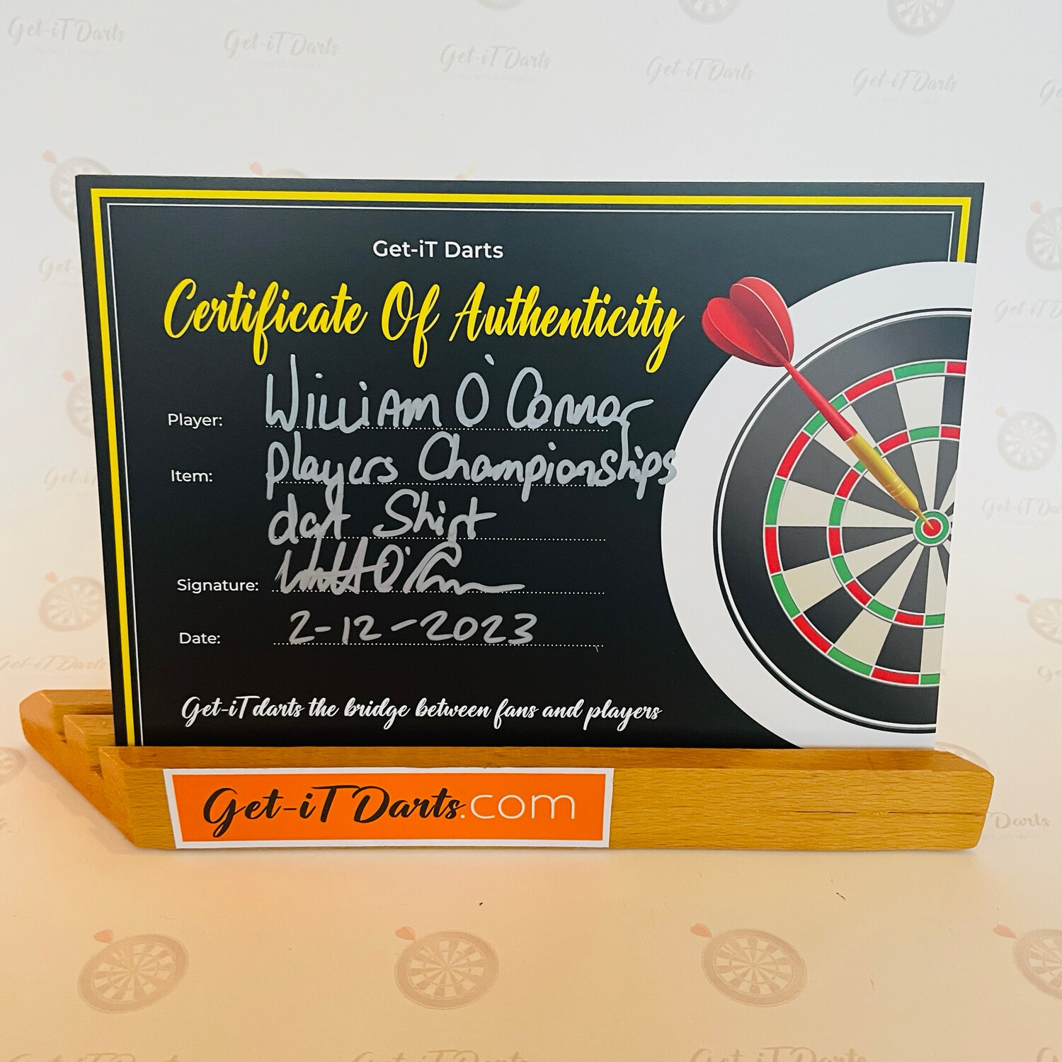Match Worn shirt William O’Connor Player Championships ‘23