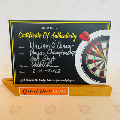 Match Worn shirt William O’Connor Player Championships ‘23