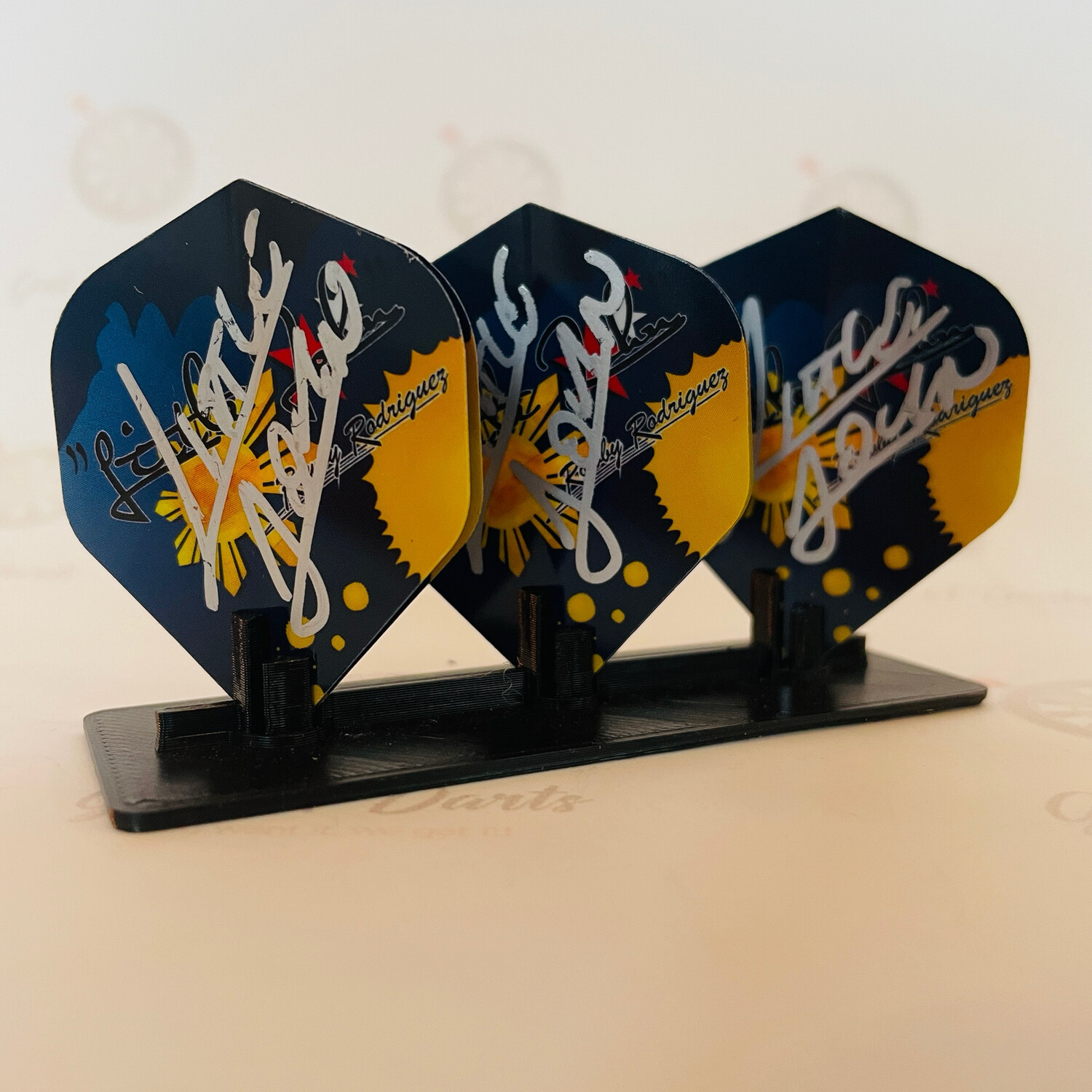 Signed flights Rowby John Rodriguez Bulls