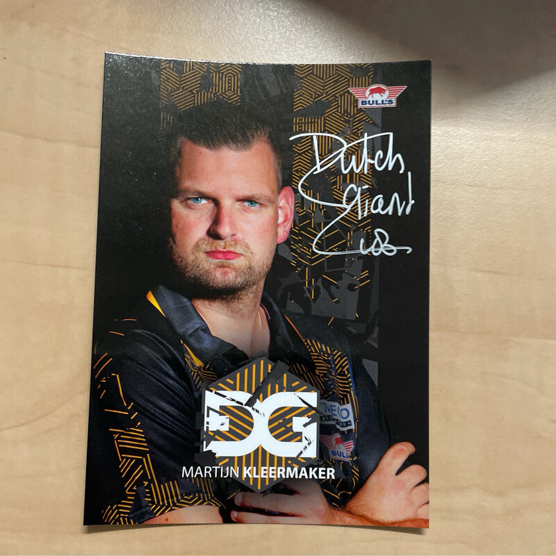 Martijn Kleermaker Signed Playercard