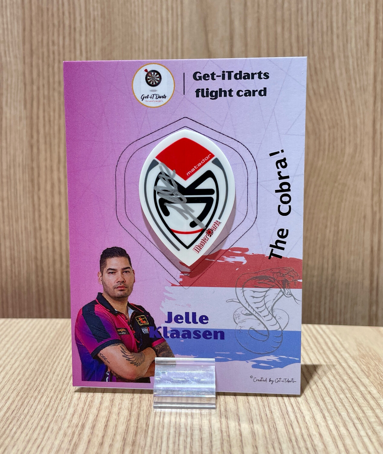 Flight Card Jelle Klaasen Masterdarts Pear