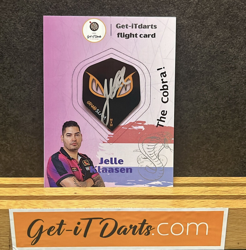 Flight Card Jelle Klaasen Grand Slam