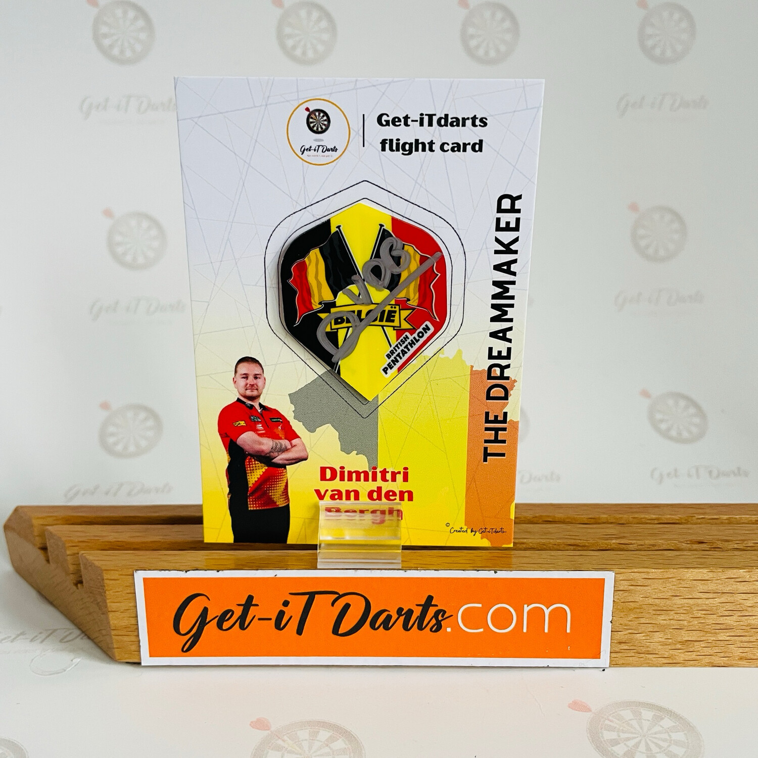 Flightcard Dimitri van den Bergh Belgium