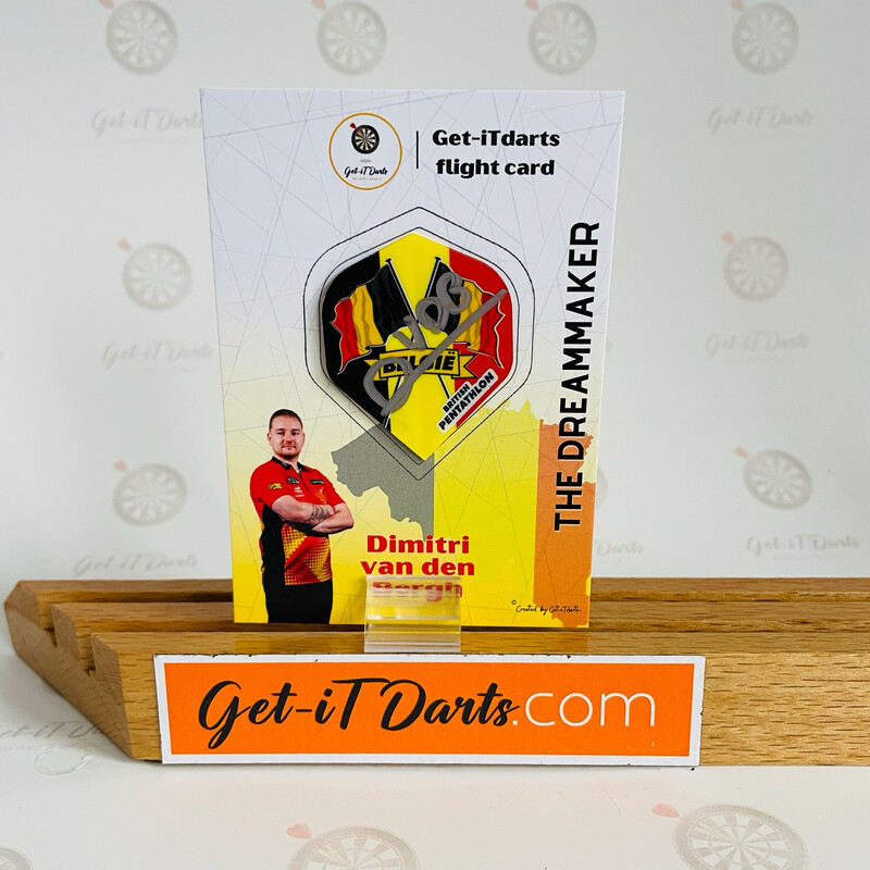 Flightcard Dimitri van den Bergh Belgium