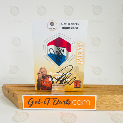 Flight Card Raymond van Barneveld Holland