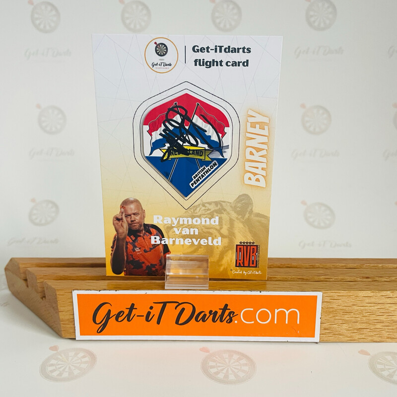 Flight Card Raymond van Barneveld Holland